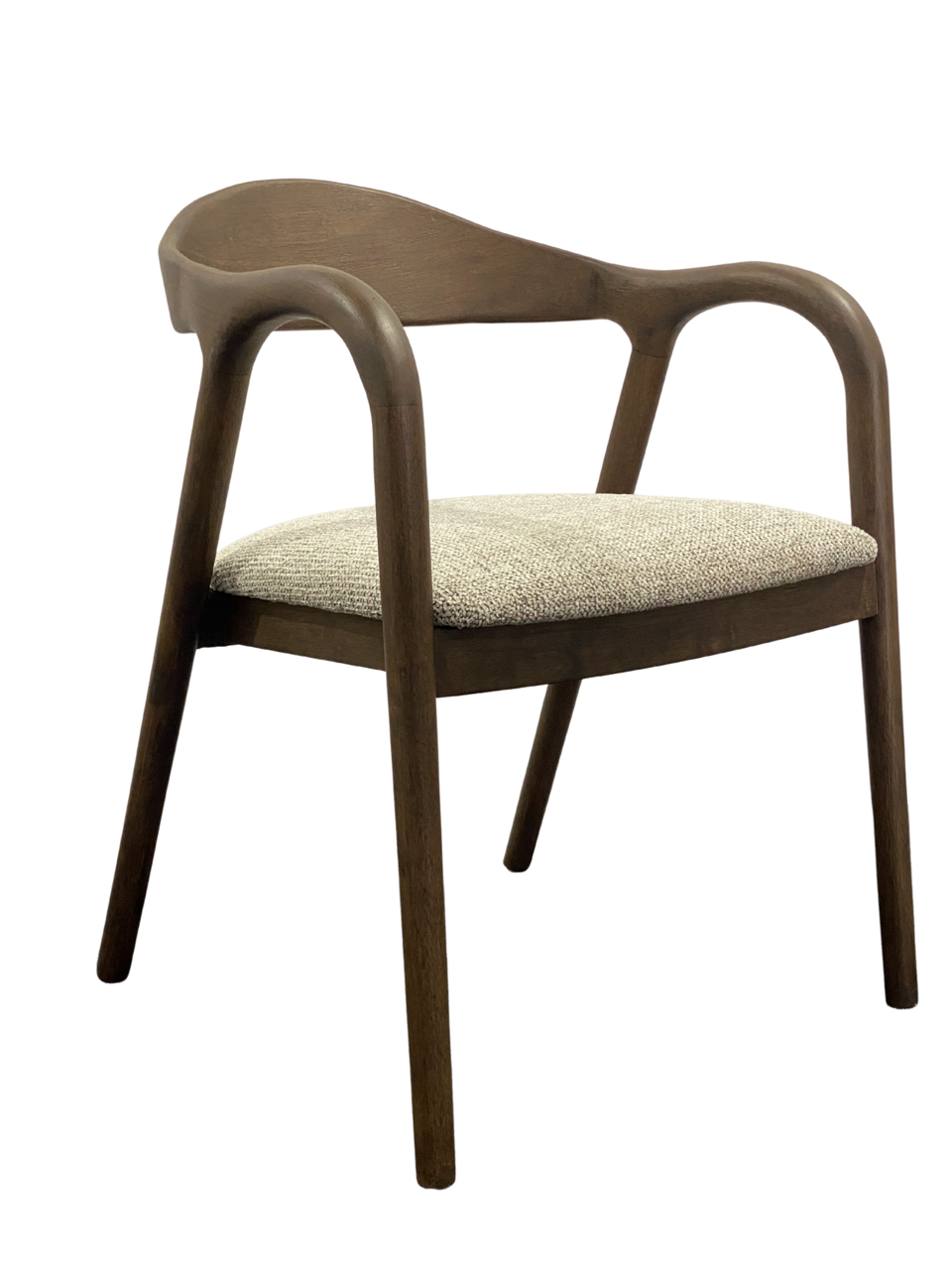 Chaise de salle à manger Mihara mocca fancy fire retardant
