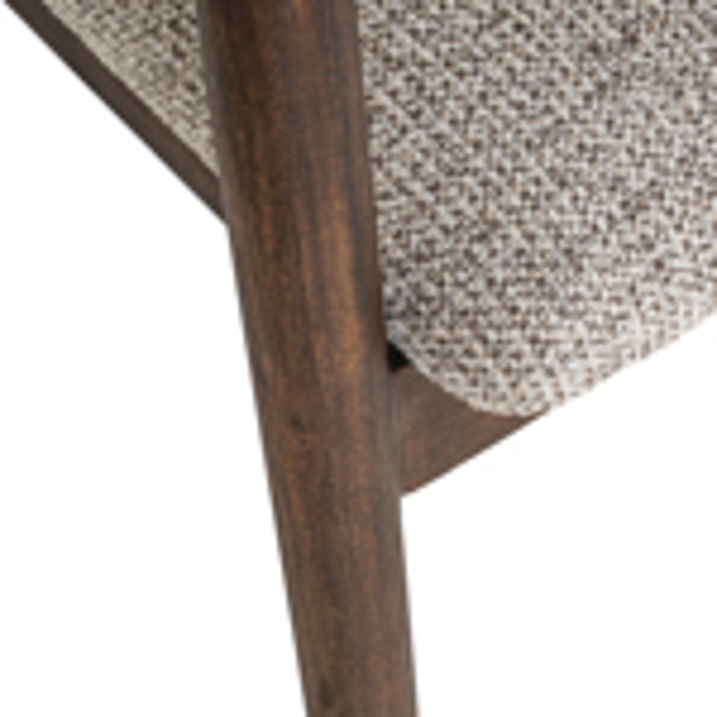 Chaise de salle à manger Mihara mocca fancy fire retardant