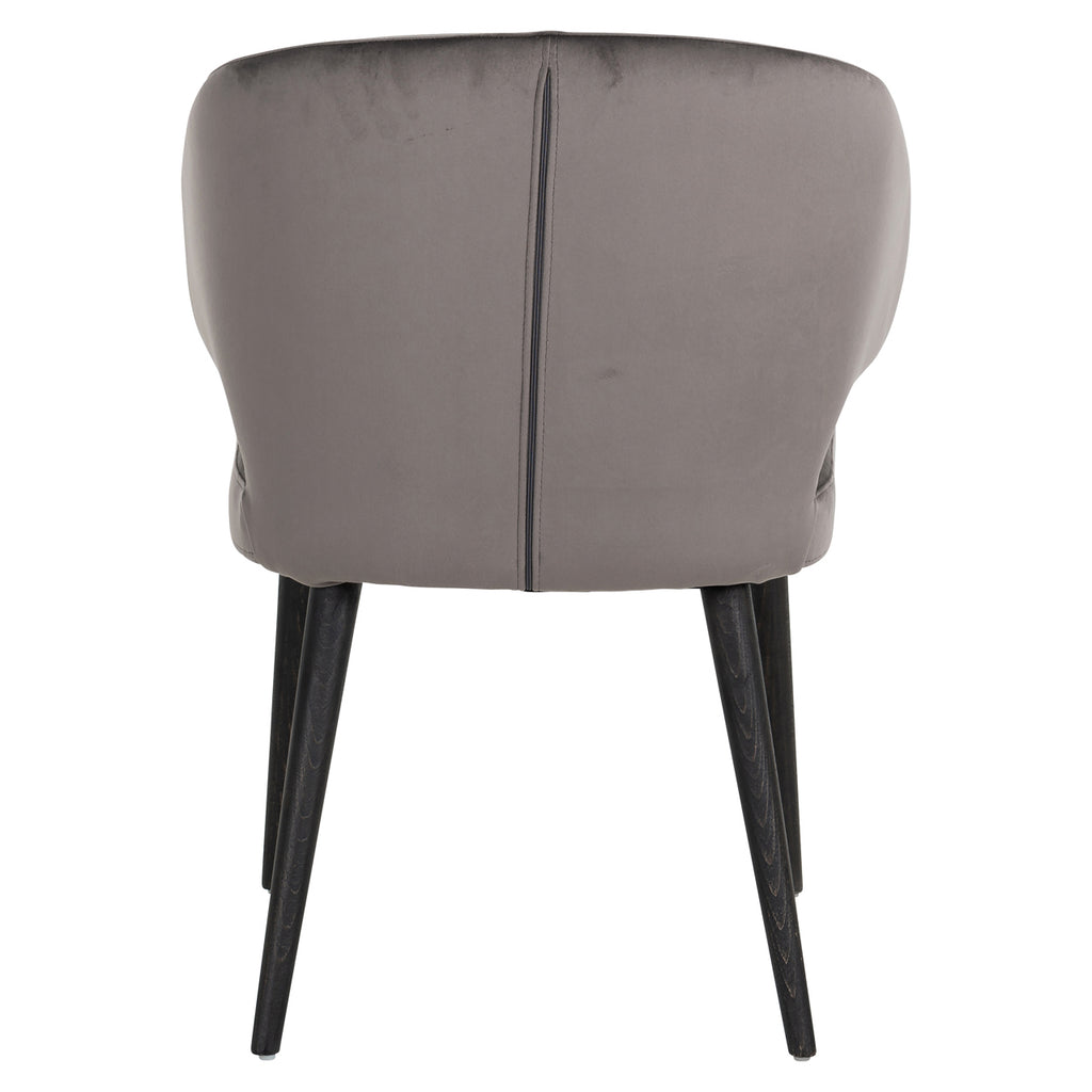 Chaise de salle à manger Indigo stone velvet