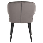 Chaise de salle à manger Indigo stone velvet