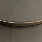 Table basse Bloomville brass shagreen incl. glass tops (Set of 2)