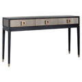 Console Bloomville brass shagreen