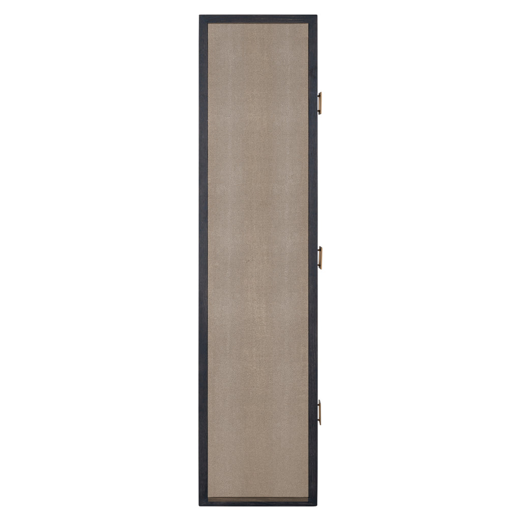 Console Bloomville brass shagreen