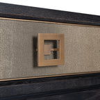 Console Bloomville brass shagreen