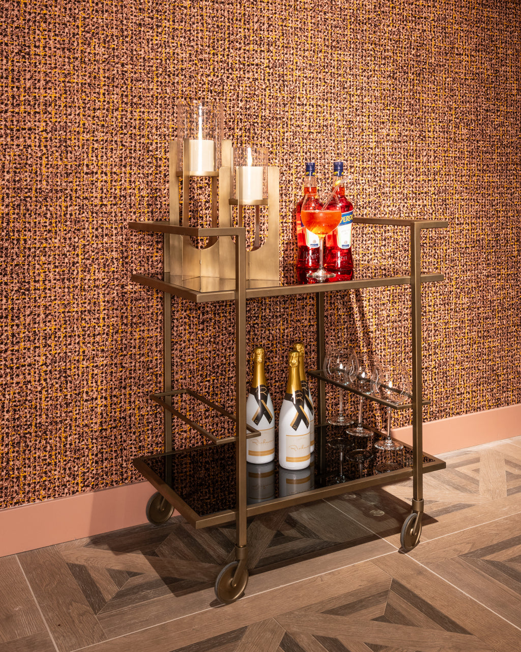 Chariot Xo brushed gold
