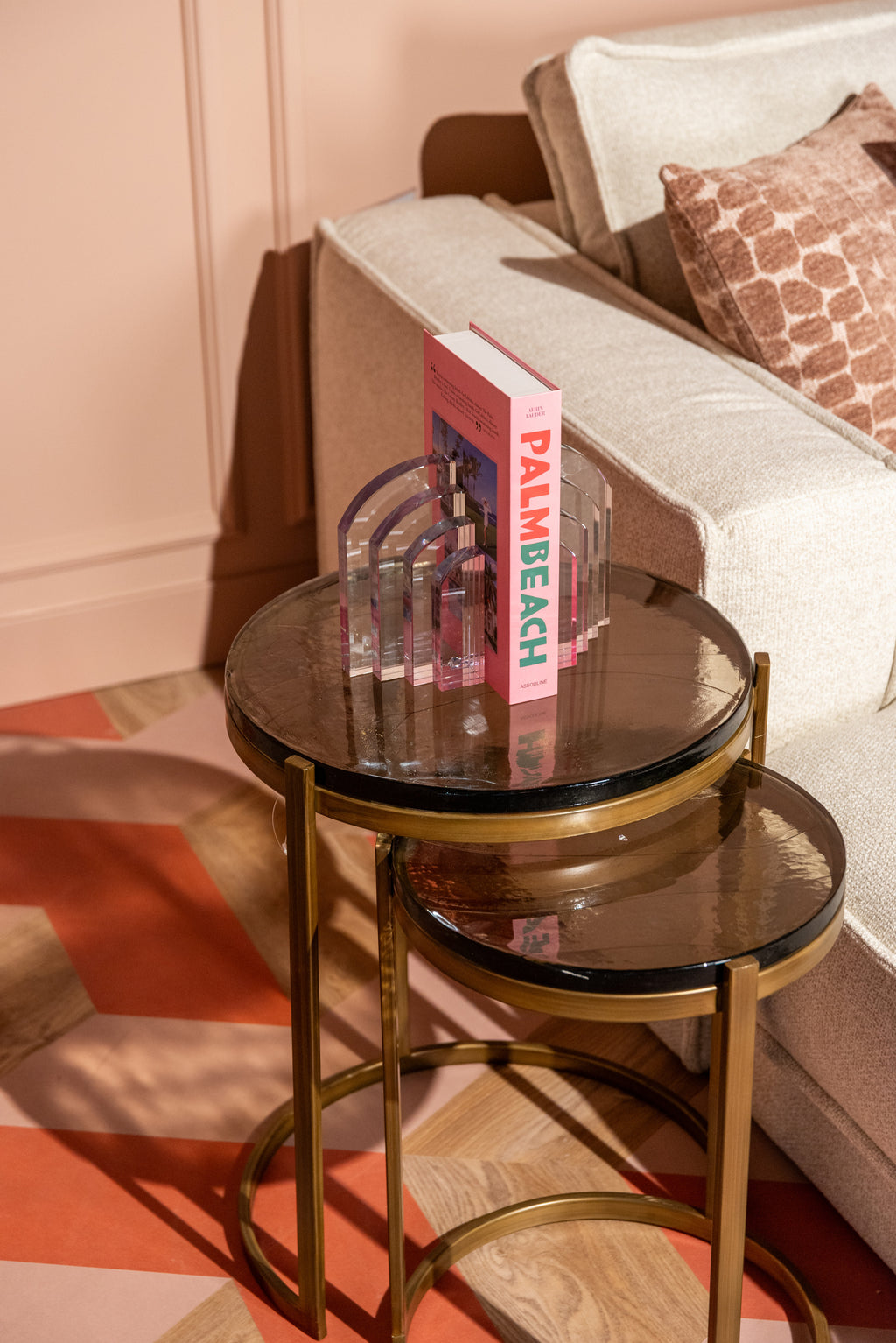 Table d'appoint Cleo gold (Set of 2)