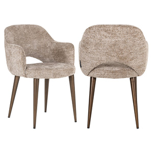 Chaise de salle à manger Delphina lovely nature fire retardant