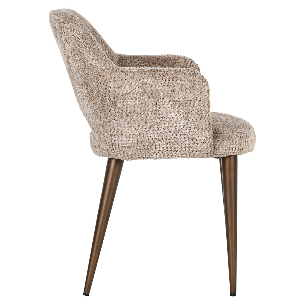 Chaise de salle à manger Delphina lovely nature fire retardant