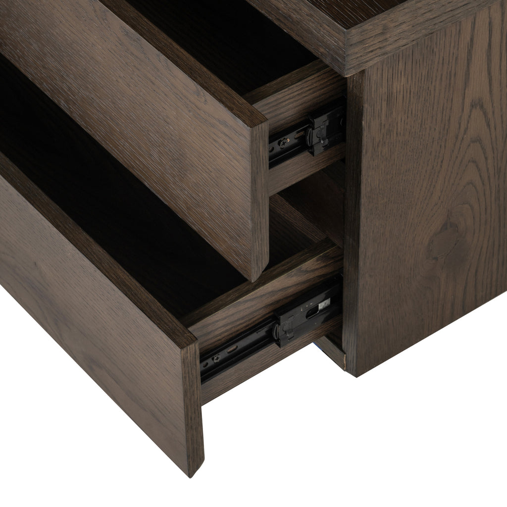 Meuble TV Lachance brown 3-doors 2-drawers