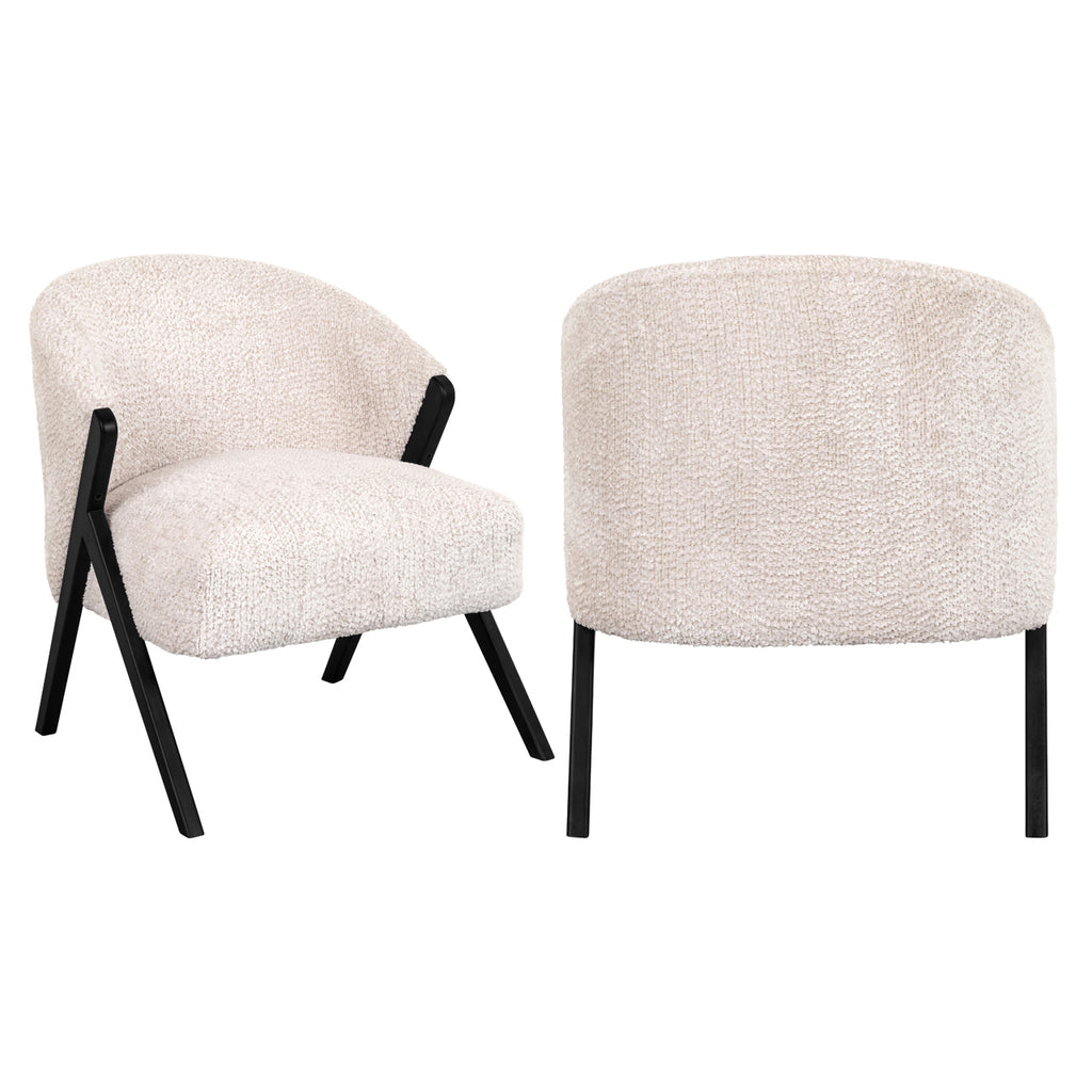 Fauteuil lounge Mia customized fire retardant