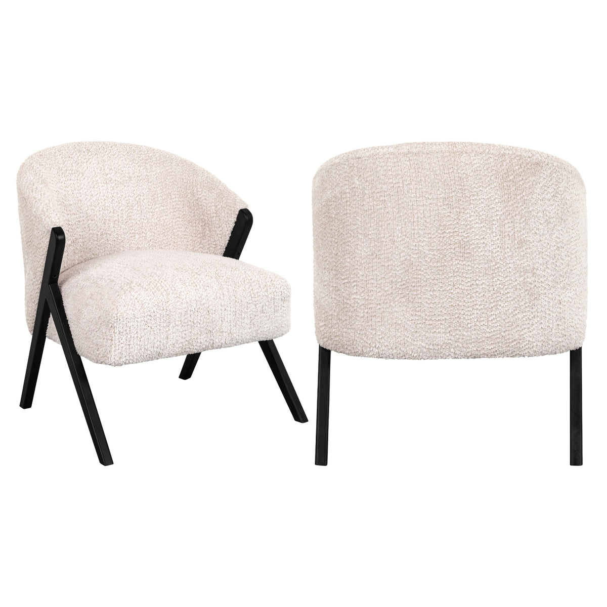 Fauteuil lounge Mia customized fire retardant