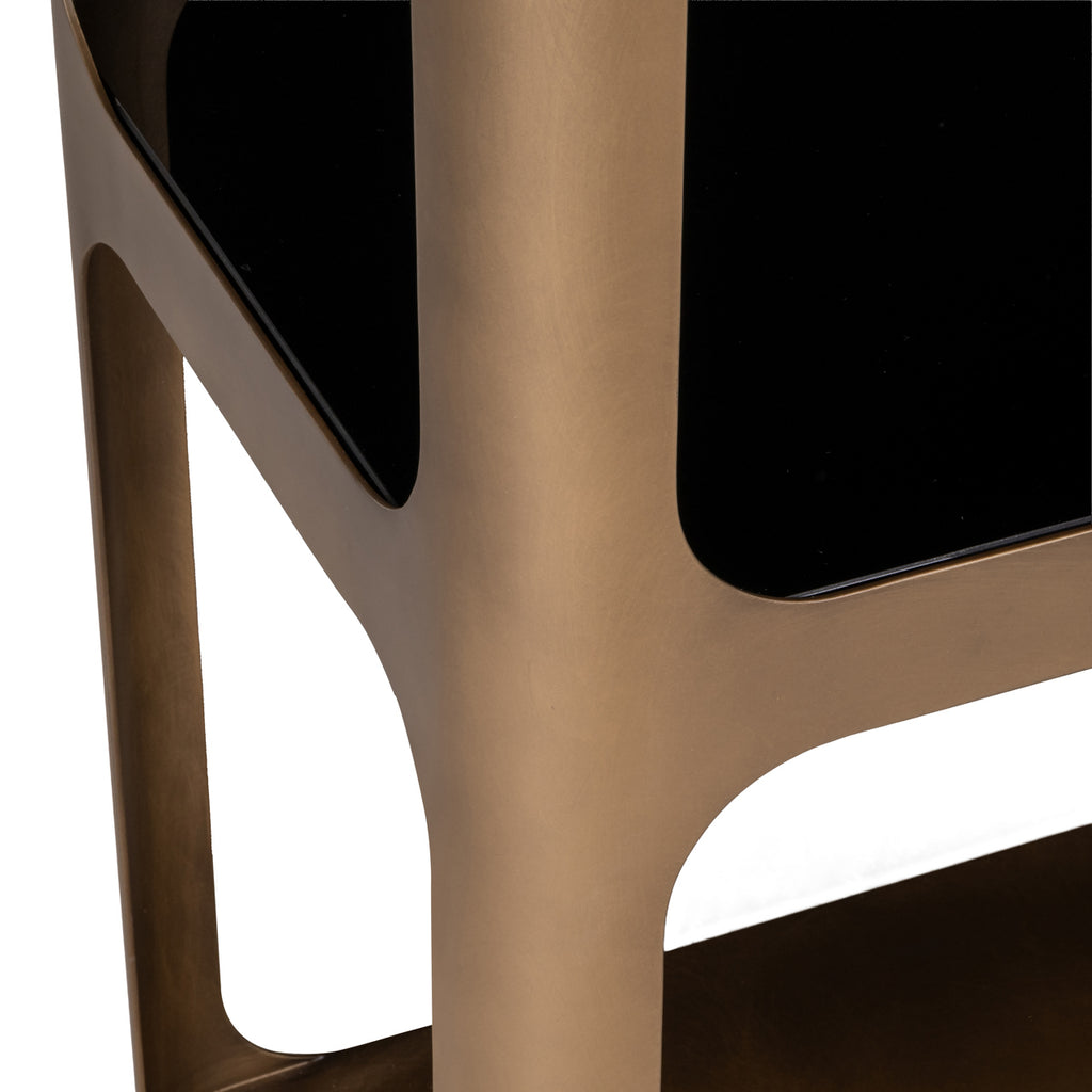 Vitrine Claridge gold antique