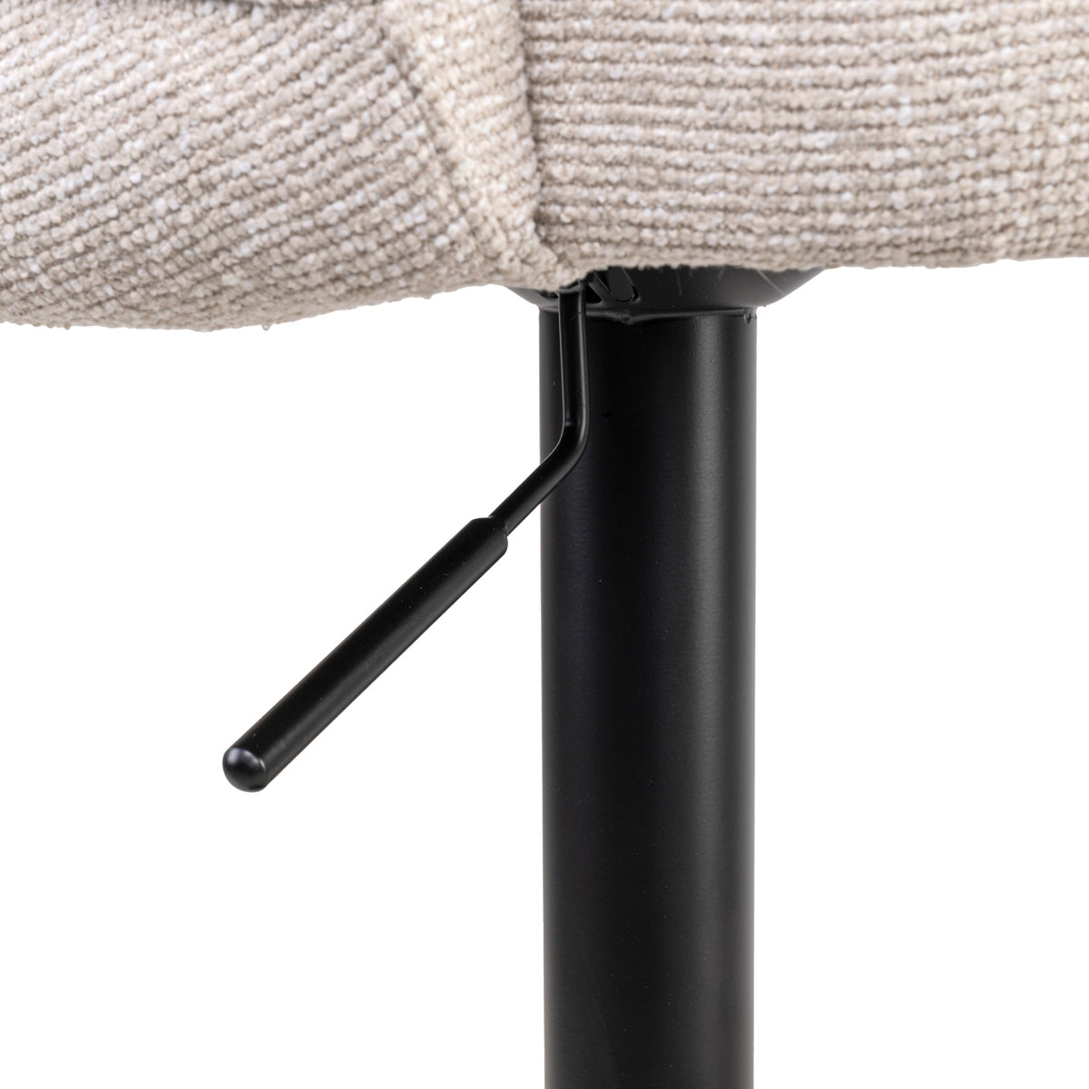 Tabouret de bar Nikki biscotti swivel fire retardant