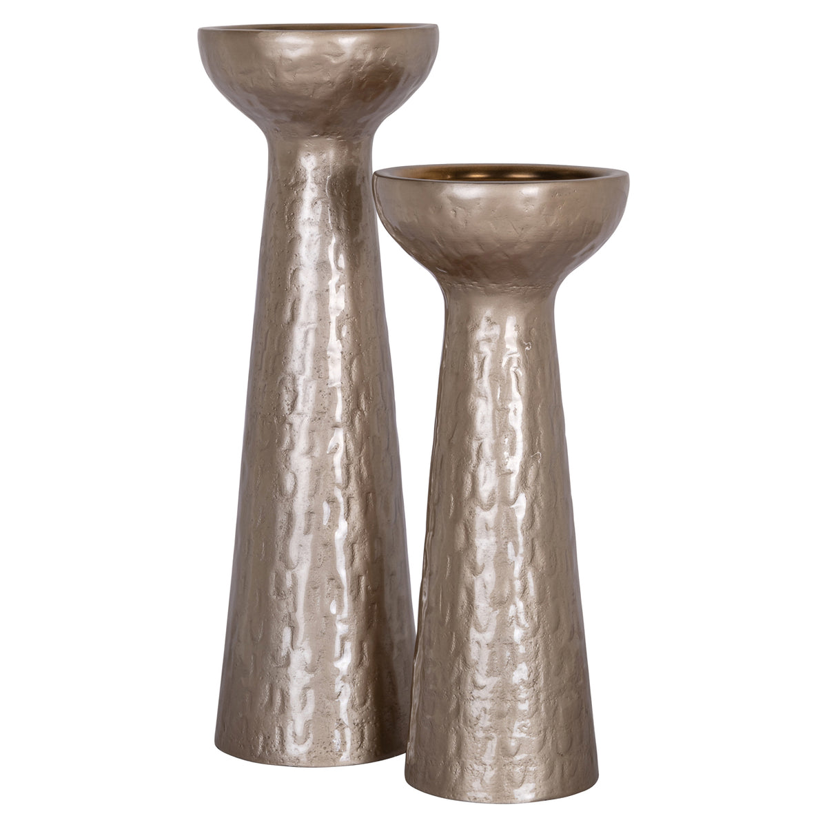 Porte-bougie Juana beige large