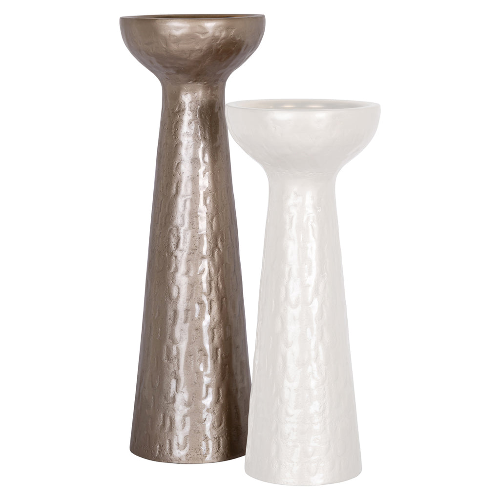 Porte-bougie Juana beige large