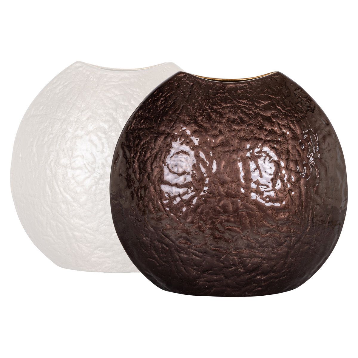 Vase Jony dark brown