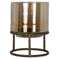 Lampe ouragan Ropia brass antique large