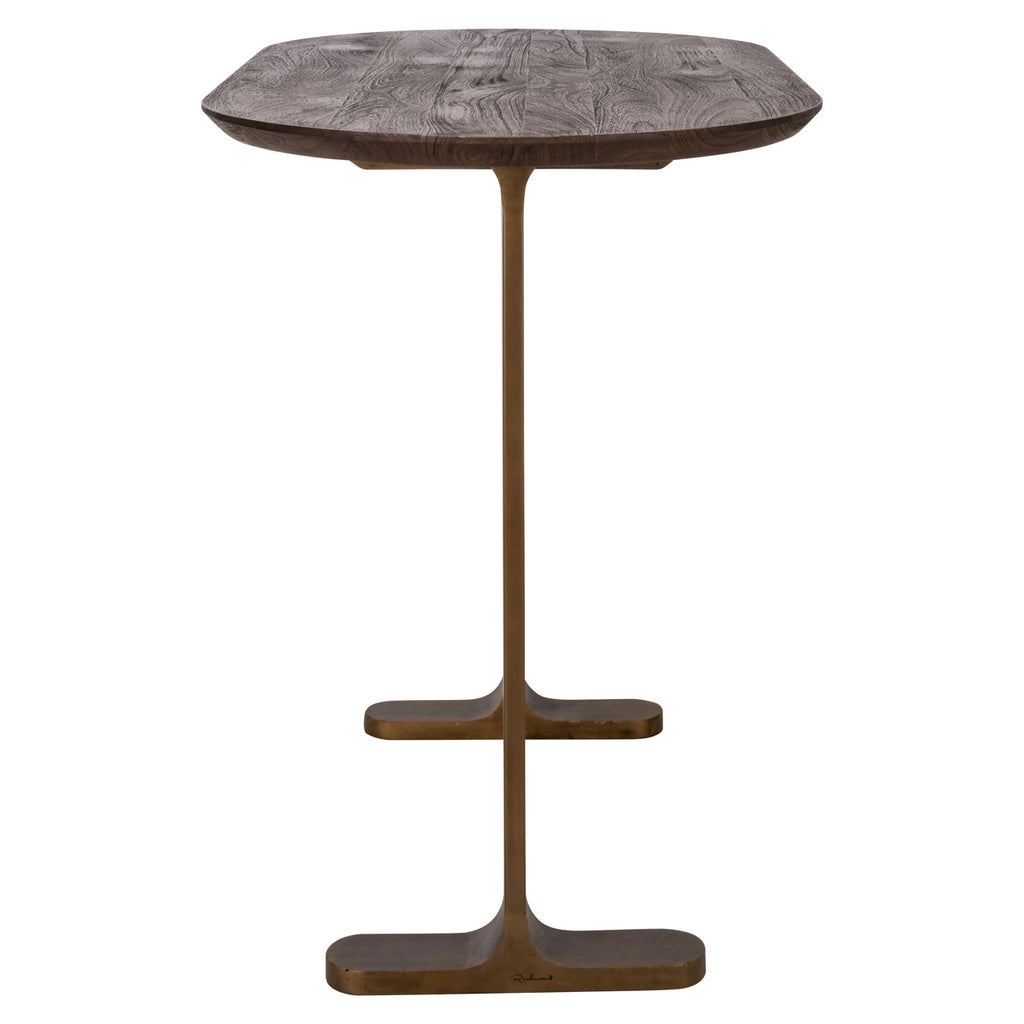 Table de bar Revelin dark brown