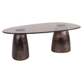 Table basse Hayden bronze oval