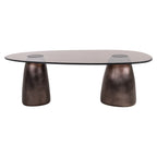 Table basse Hayden bronze oval
