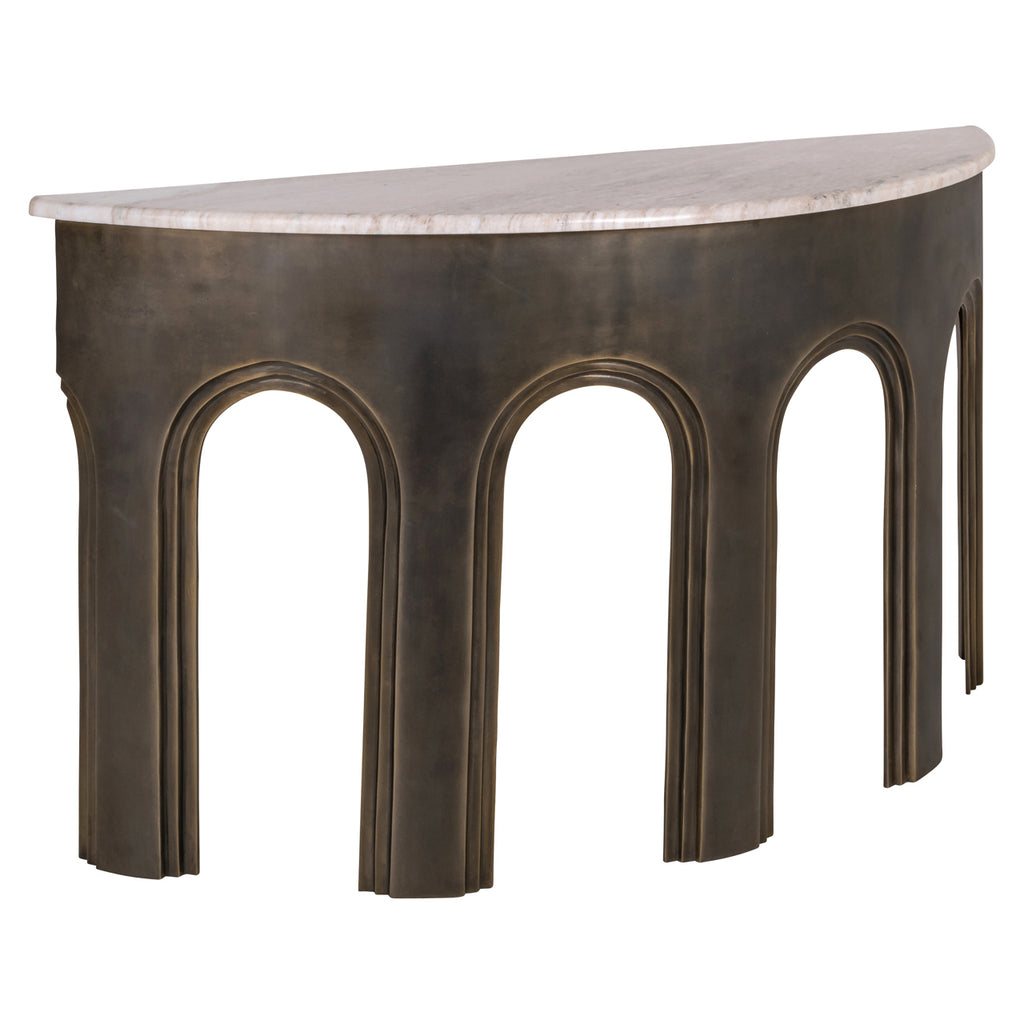 Console Sanchis brass antique