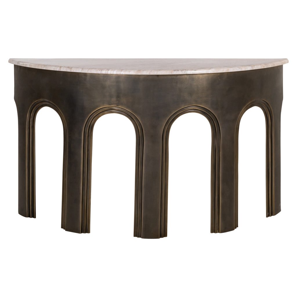Console Sanchis brass antique
