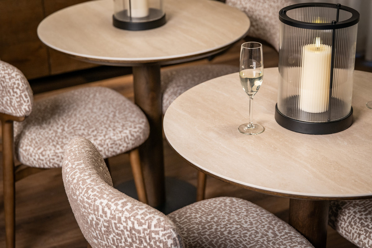 Table bistro Ritz brown 75Ø