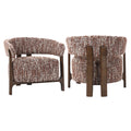 Fauteuil lounge Dalara hazel