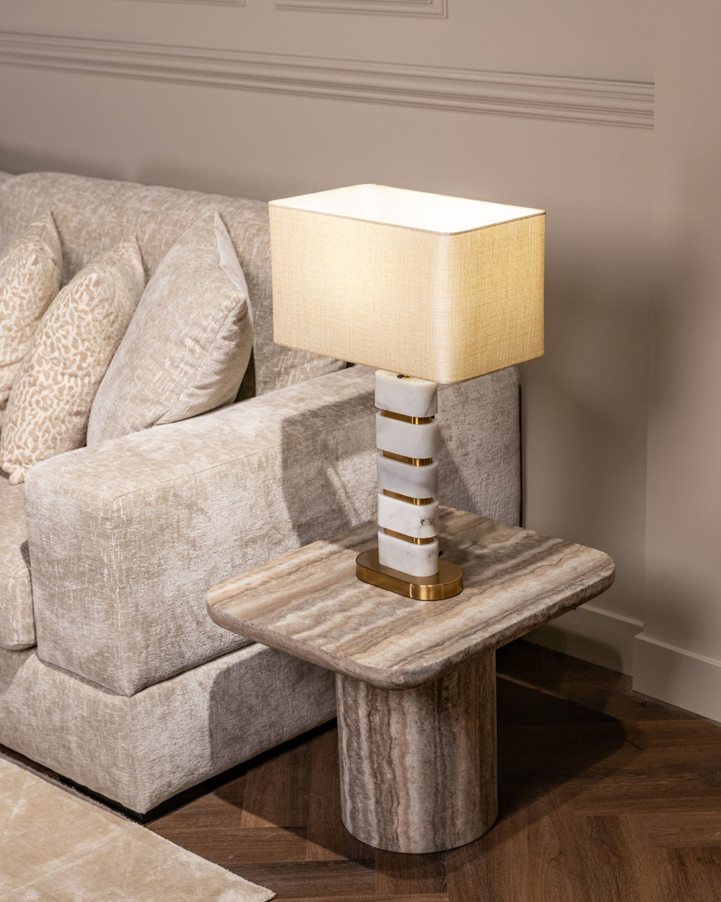 Table d'appoint Dulce grey (denizly)