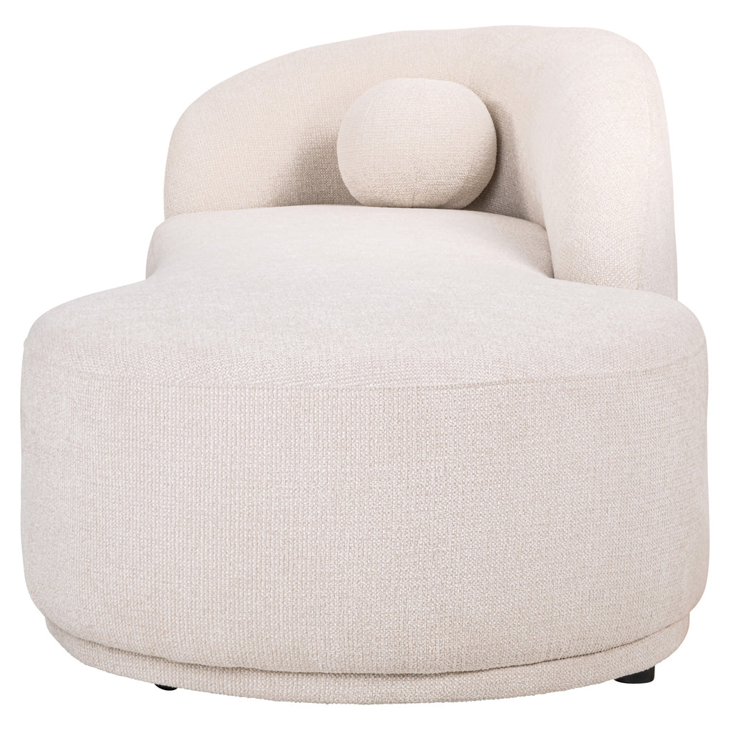 Canapé Emma cream fancy chaise longue