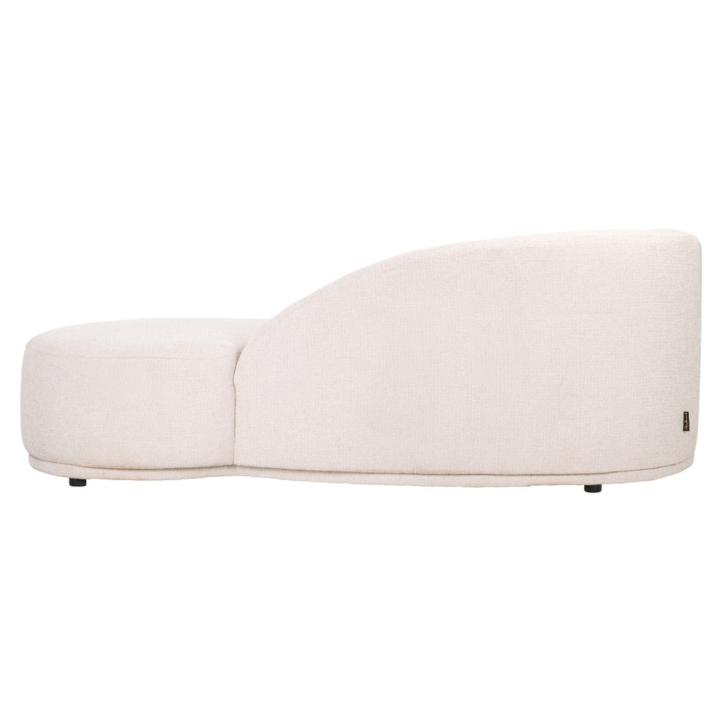 Canapé Emma cream fancy chaise longue