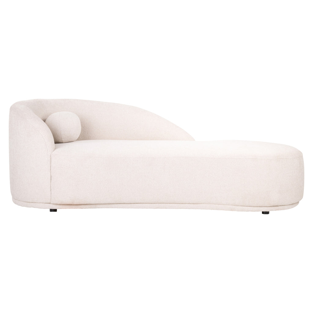 Canapé Emma cream fancy chaise longue