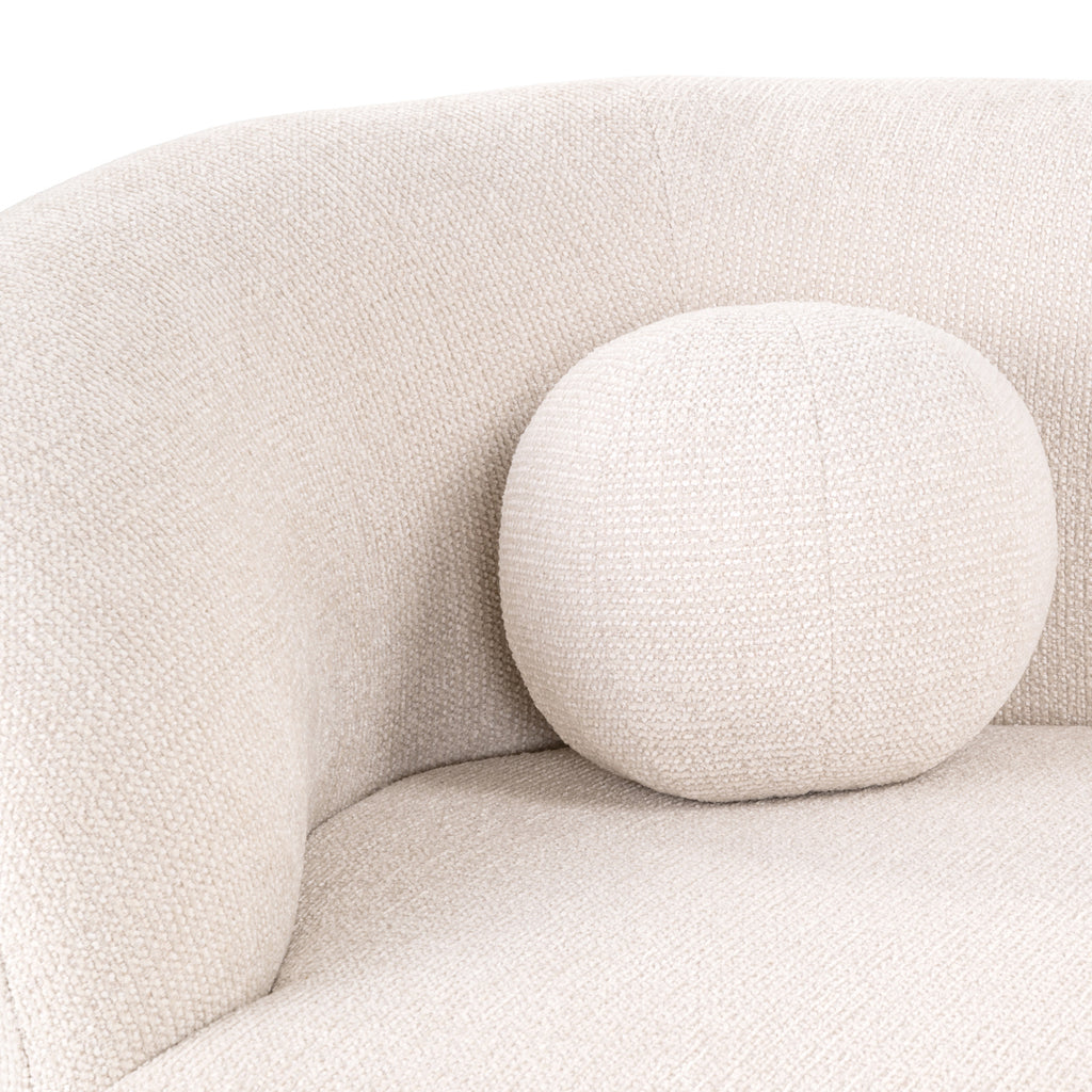 Canapé Emma cream fancy chaise longue