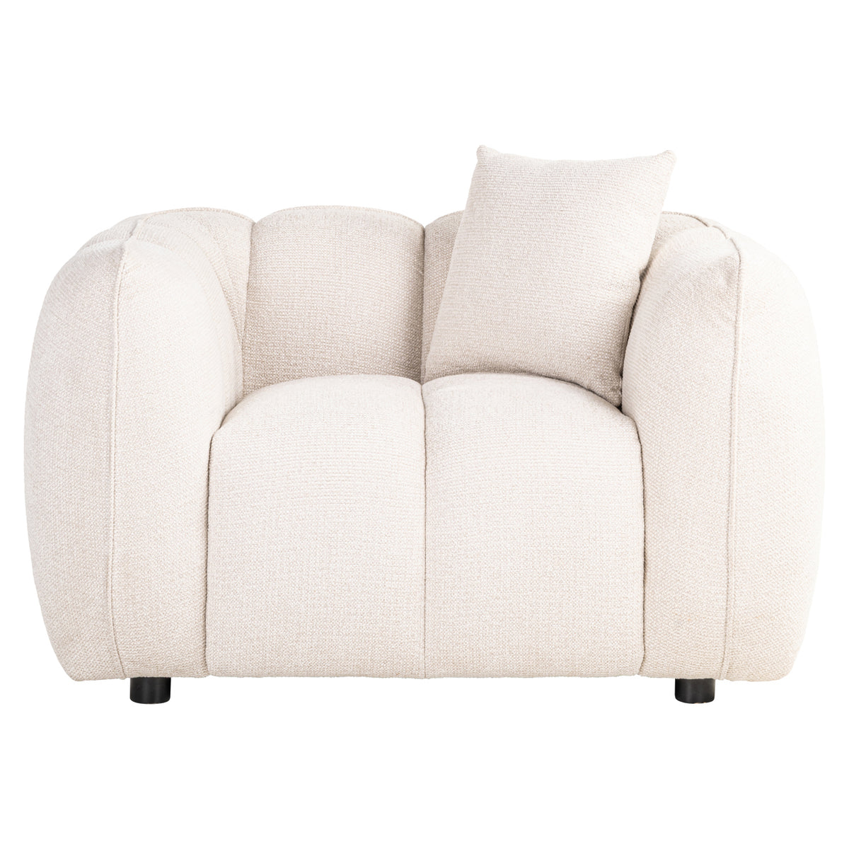 Fauteuil lounge Jezebel cream fancy