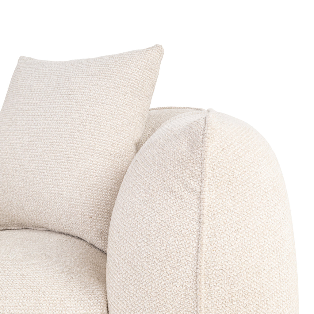 Fauteuil lounge Jezebel cream fancy