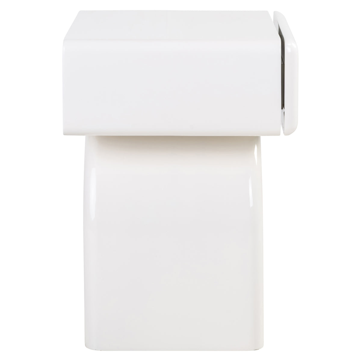 Table de chevet Bennet coconut milk 1-drawer
