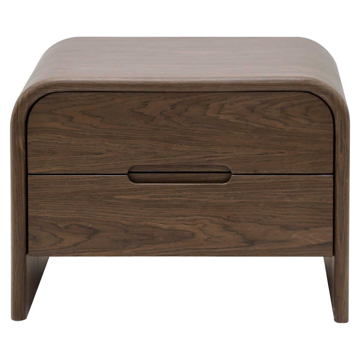 Table de chevet Bedford brown 2-drawers