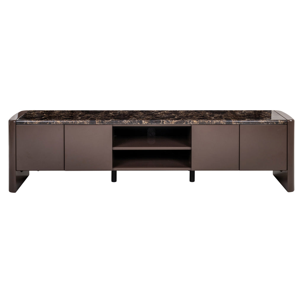 Meuble TV Almundi chocolat brown