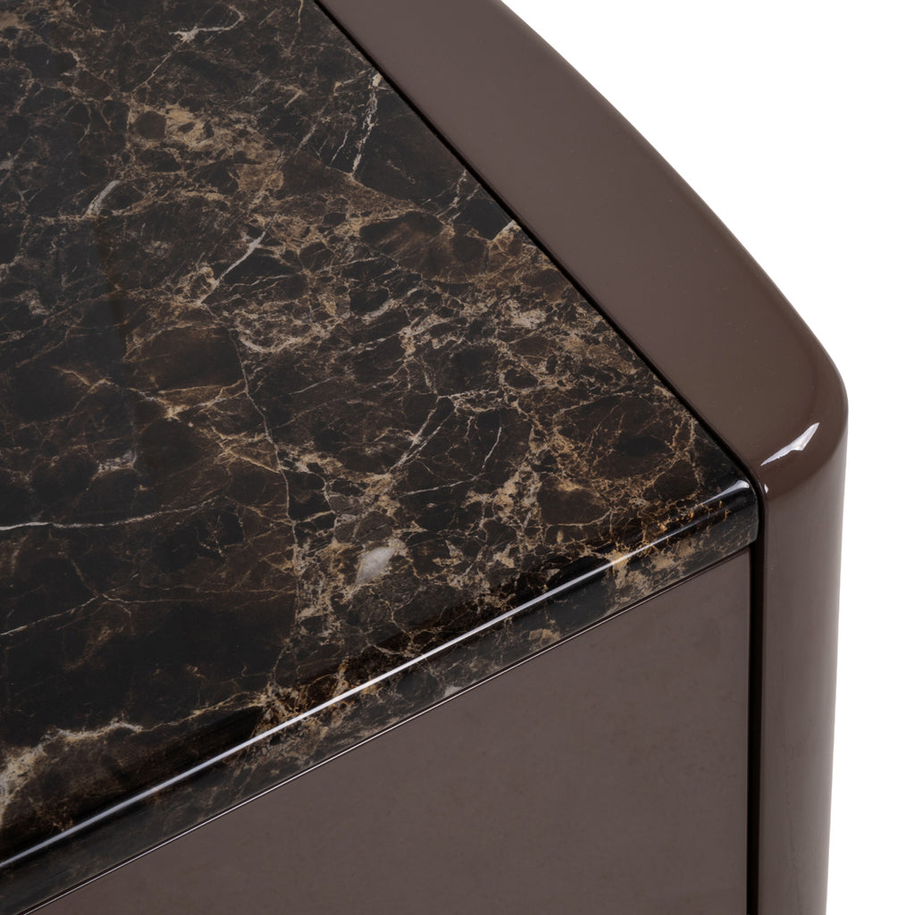 Meuble TV Almundi chocolat brown