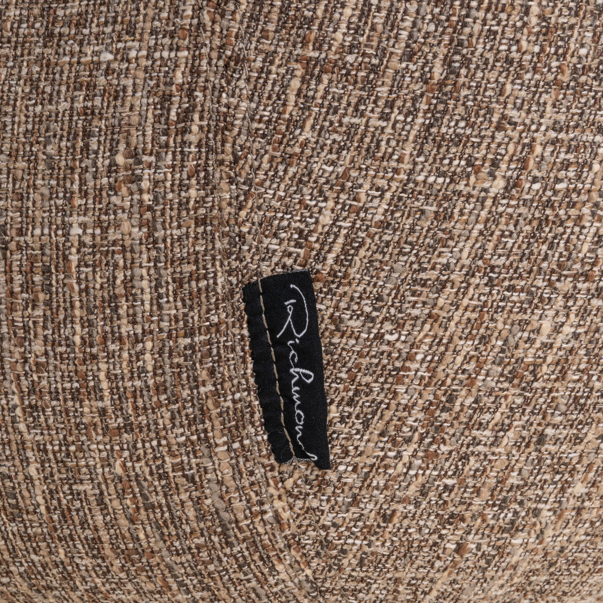 Chaise de salle à manger Aldo brown tweed swivel