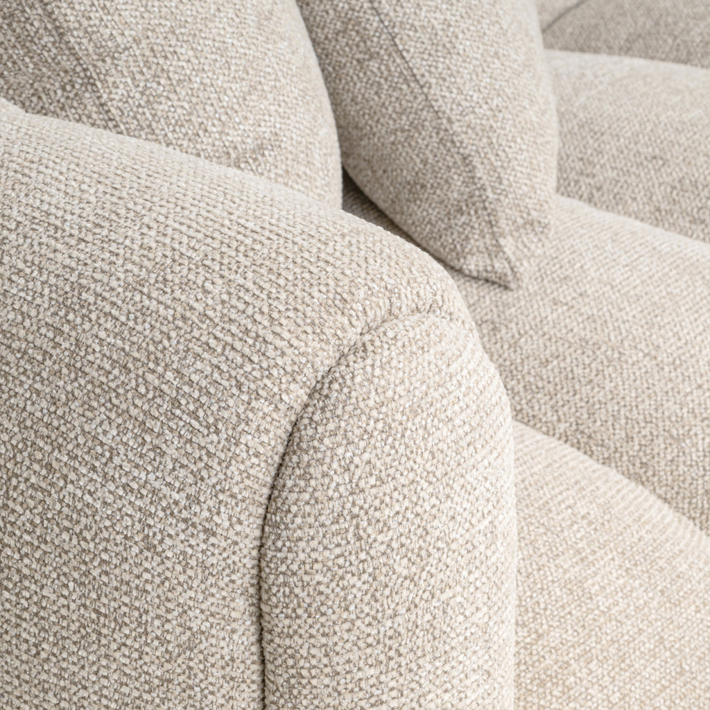 Canapé Novaro natural fancy 3-seater