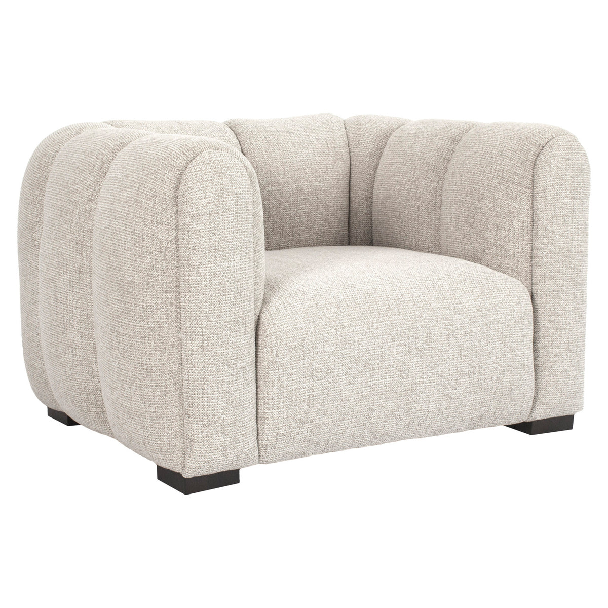 Fauteuil lounge Novaro natural fancy