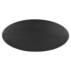 Table à manger Rayford black oval 230