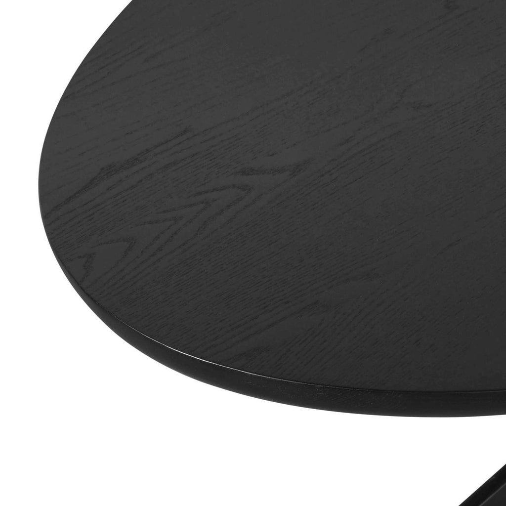 Table à manger Rayford black oval 230