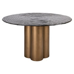 Table à manger Glastonburry gold antique 135Ø