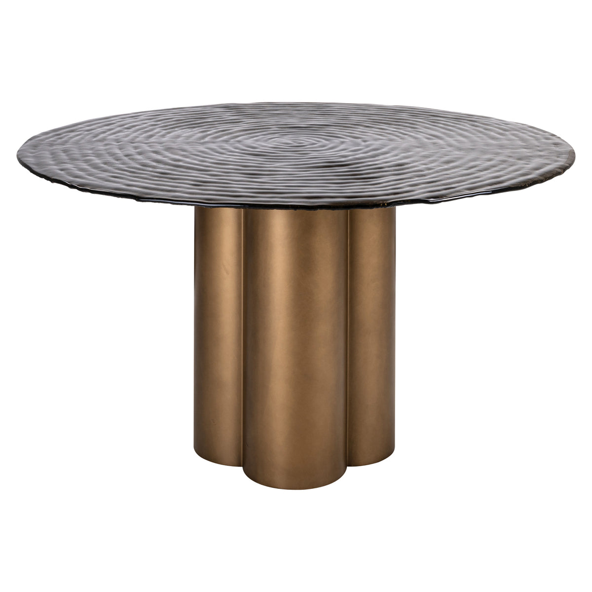 Table à manger Glastonburry gold antique 135Ø