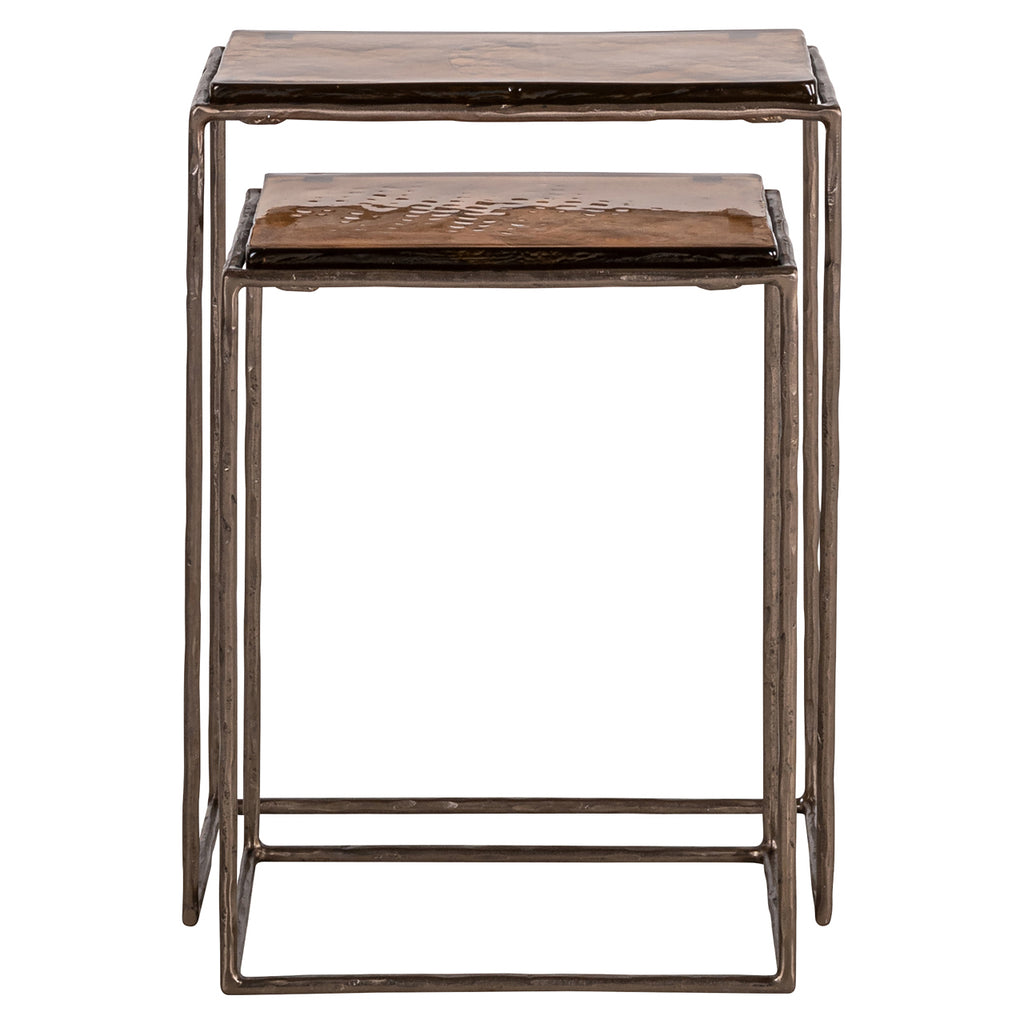 Table d'appoint Villano bronze (Set of 2)