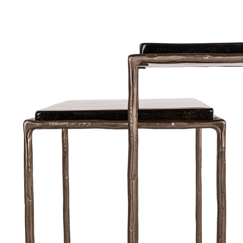 Table d'appoint Villano bronze (Set of 2)
