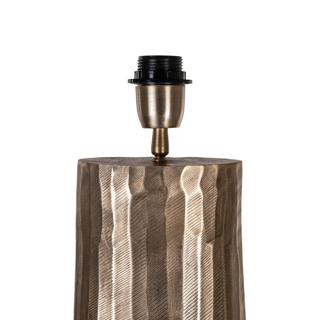 Lampe sur pied Velune brass antique
