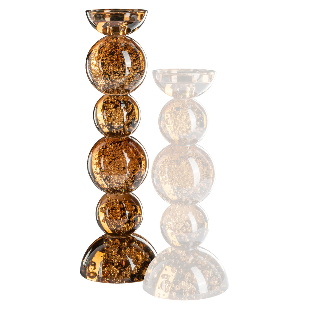 Porte-bougie Jolita brown large